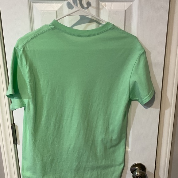 Like New Green & White, Not Today Satan Tee - Picture 3 of 3